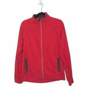 Starter Red Winter Fleece Full Zip Jacket